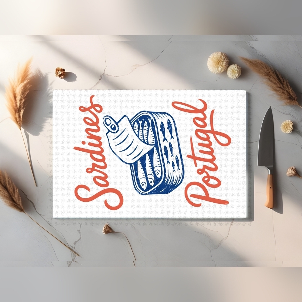 Sardines Portugal Cutting Board